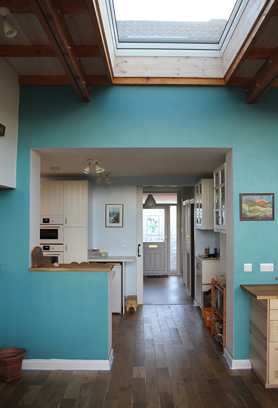 House extension, Dunbar, East Lothian (interior)
